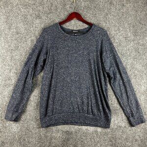 Buffalo David Bitton SweatShirt Mens Small Blue Stretch Long Sleeve Pullover